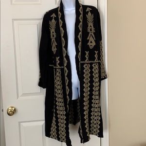 Johnny Was light cotton topper NWT